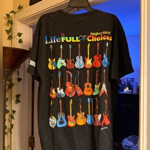Mens Vintage 90s Guitar Shirt